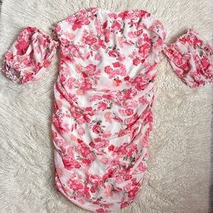 Brand New Floral Off-Shoulder Dress